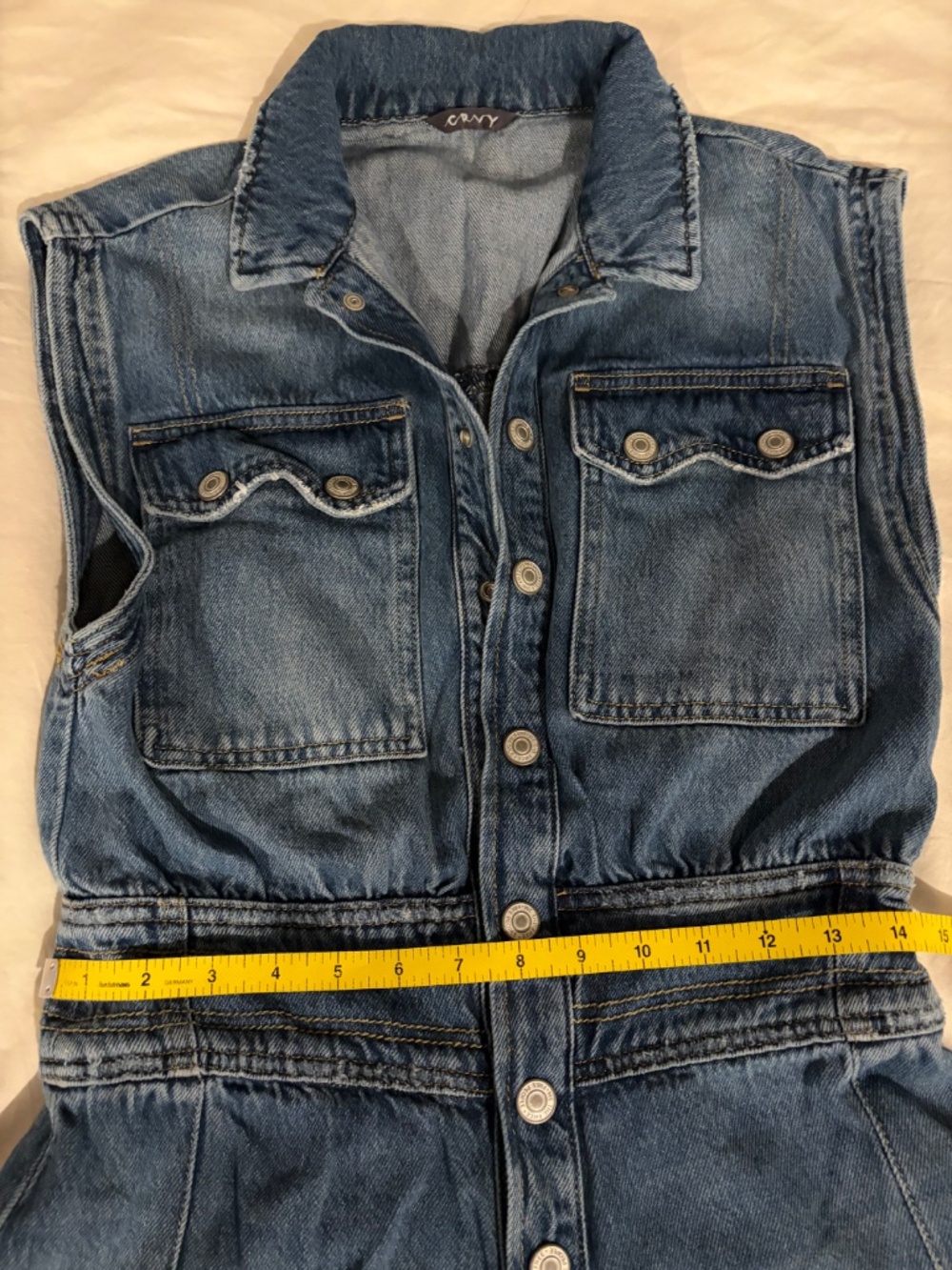 We The Free CRVY Badlands Denim Coverall Size 6 - Picture 10 of 11